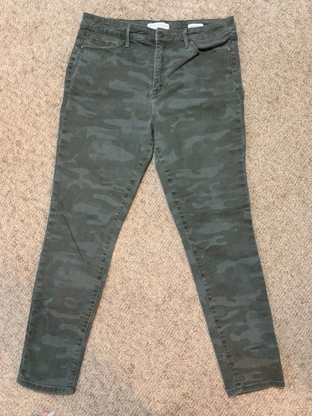Social Standard by Sanctuary Camo High Rise Skinny Jean